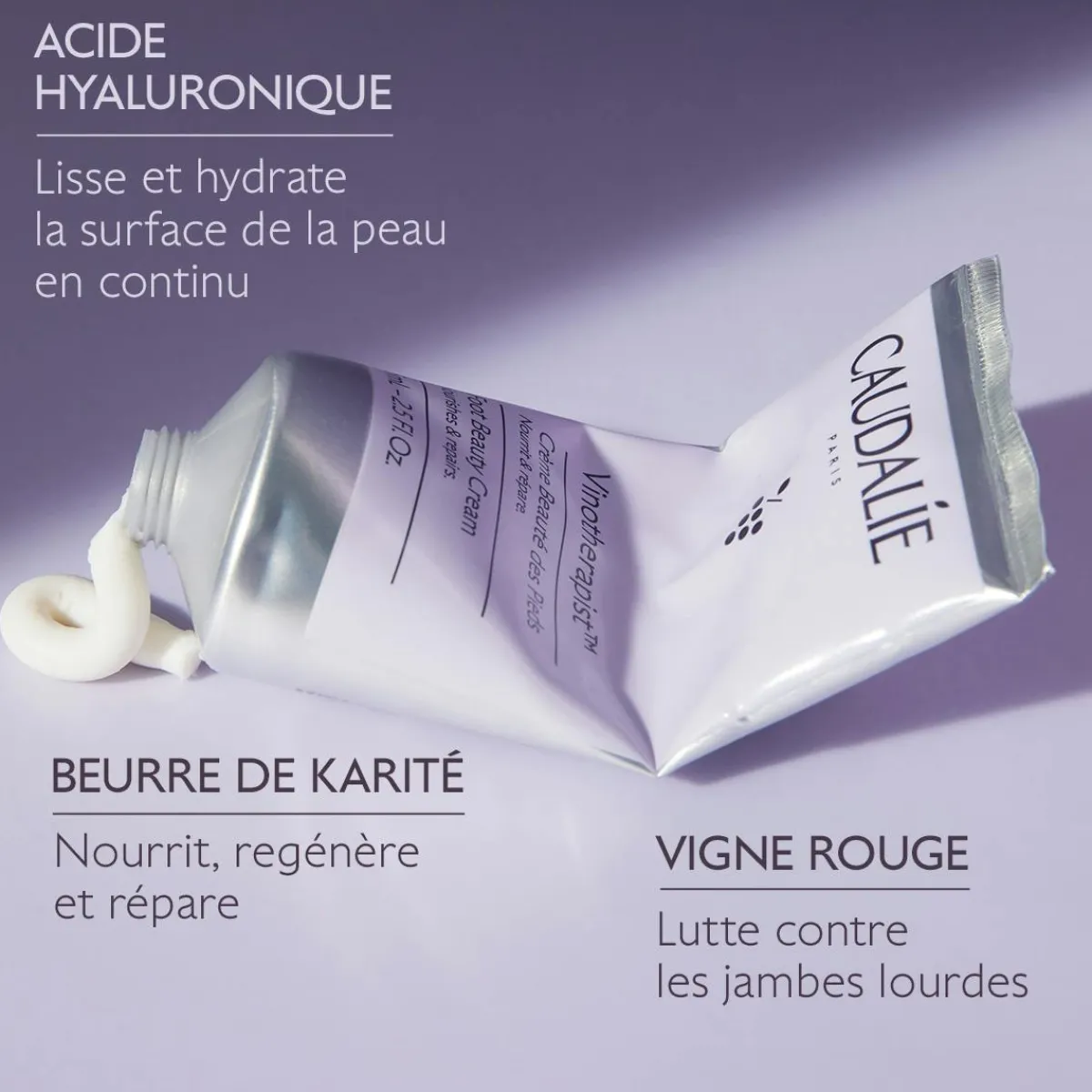 CAUDALIE Crèmes Mains^Crème Beauté des Pieds au Beurre de Karité