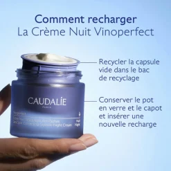 CAUDALIE Éclat, Anti-Taches|Recharges^Crème Nuit Anti-Taches à la Viniférine & Acide Glycolique - Recharge