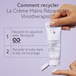 CAUDALIE Crèmes Mains^Crème Réparatrice Mains et Ongles au Beurre de Karité