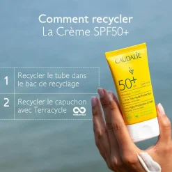 CAUDALIE Crèmes Solaires Visage & Corps|Crèmes & Fluides^Crème Très Haute Protection SPF50+
