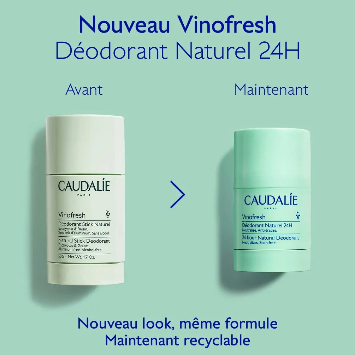 CAUDALIE Déodorant^Déodorant Stick Naturel Vinofresh