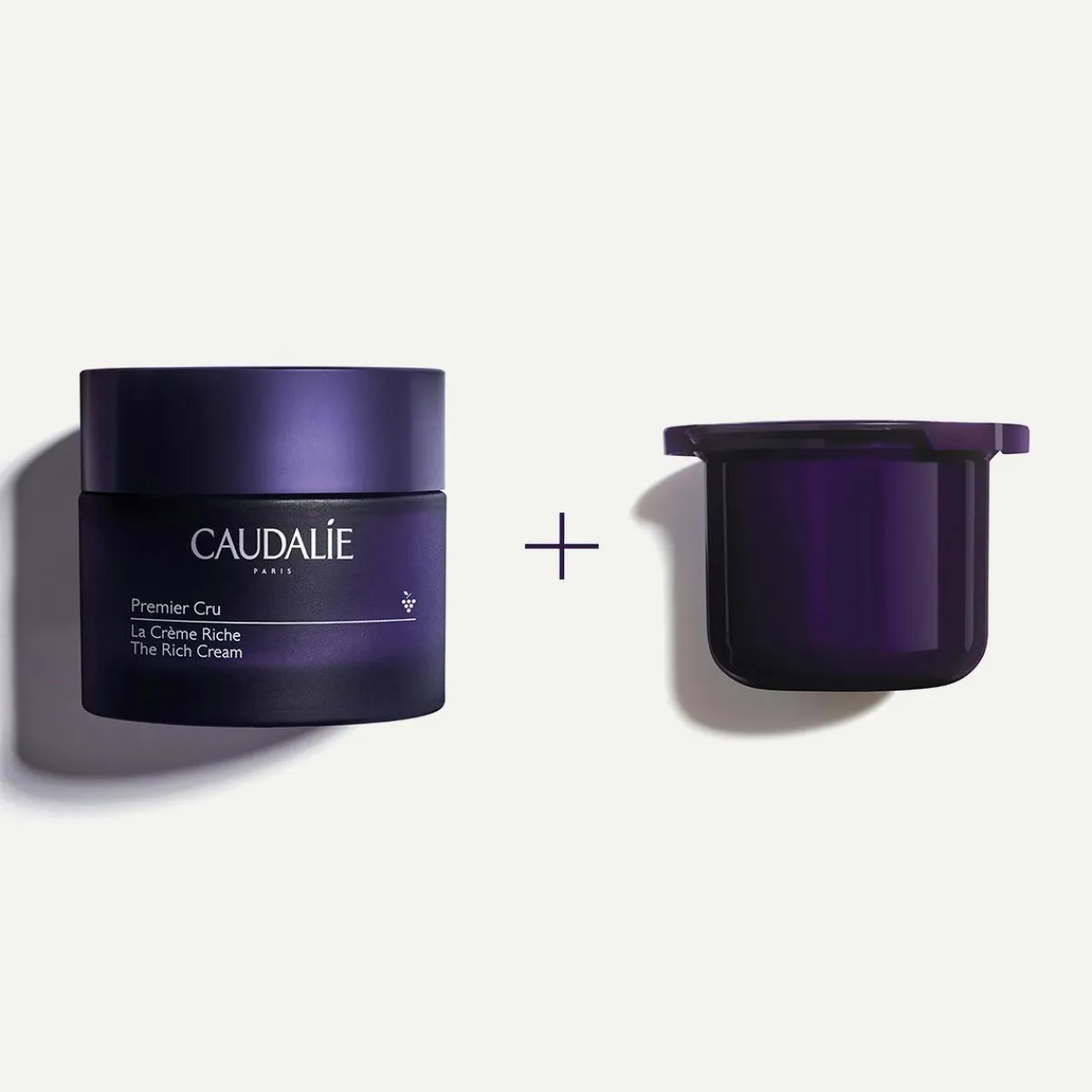 CAUDALIE Rides, Taches, Volume|Anti-Rides, Fermeté^Duo La Crème Riche Premier Cru & sa recharge