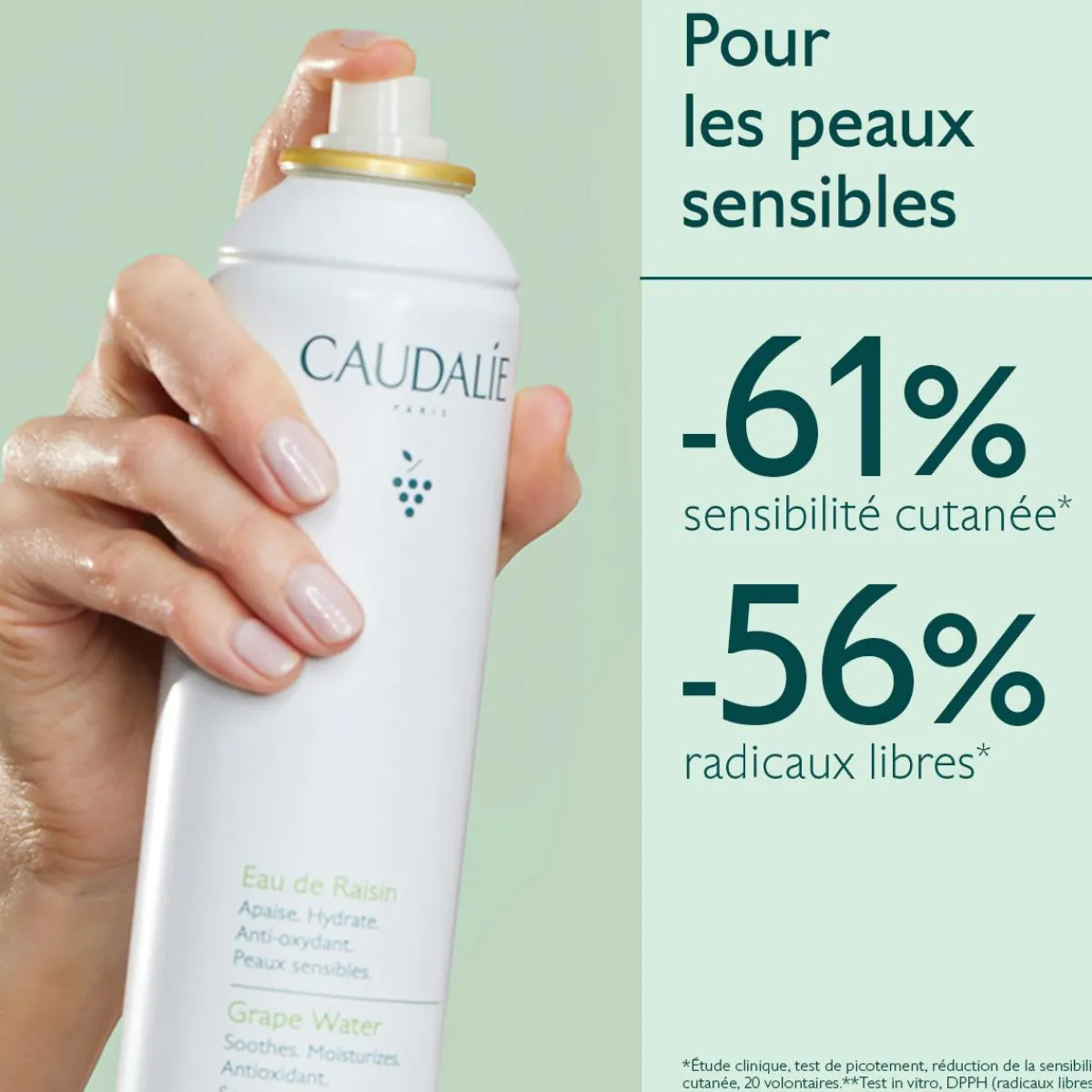CAUDALIE Formats Voyage|Eaux & Lotions^Eau de Raisin 75mL