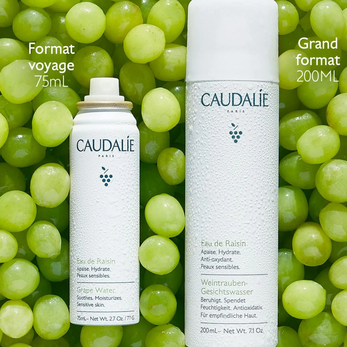 CAUDALIE Formats Voyage|Eaux & Lotions^Eau de Raisin 75mL