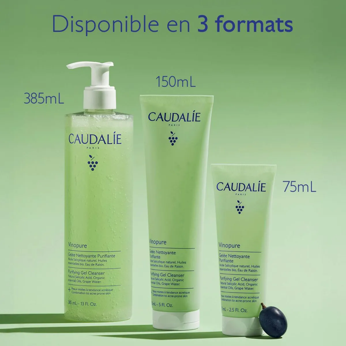 CAUDALIE Peaux À Tendance Acnéique|Démaquillants & Nettoyants^Gelée Nettoyante à l'Acide Salicylique Purifiante - 150mL