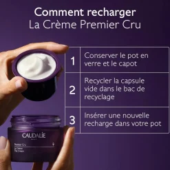 CAUDALIE Rides, Taches, Volume|Anti-Rides, Fermeté^La Crème Anti-Âge Global - Recharge