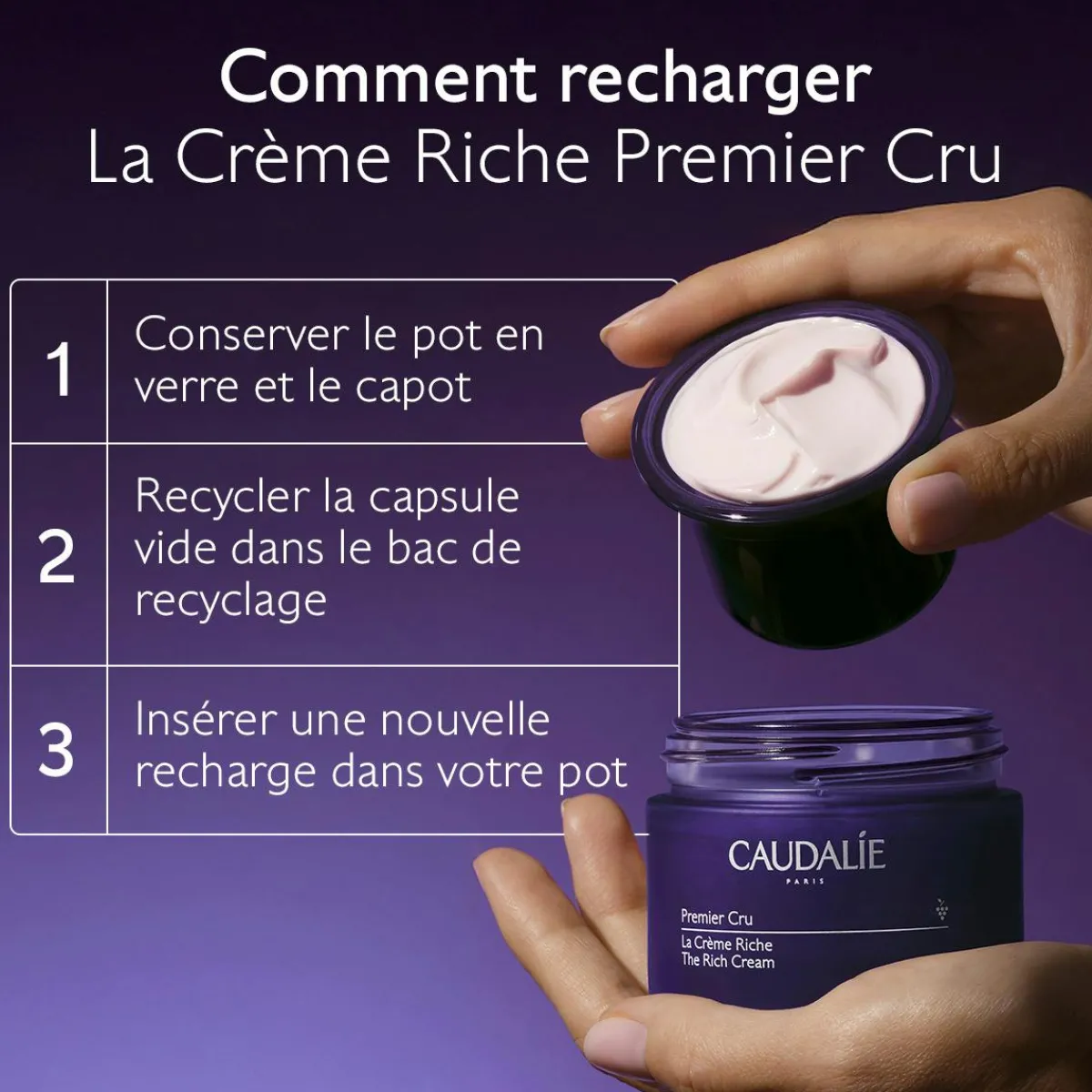 CAUDALIE Rides, Taches, Volume|Anti-Rides, Fermeté^La Crème Riche