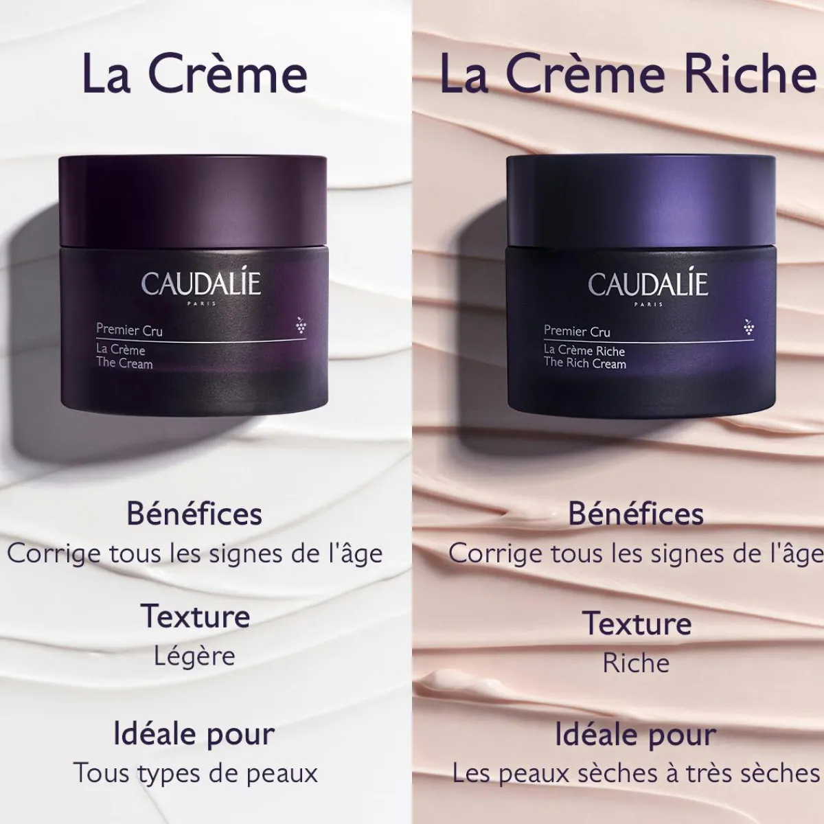 CAUDALIE Rides, Taches, Volume|Anti-Rides, Fermeté^La Crème Riche