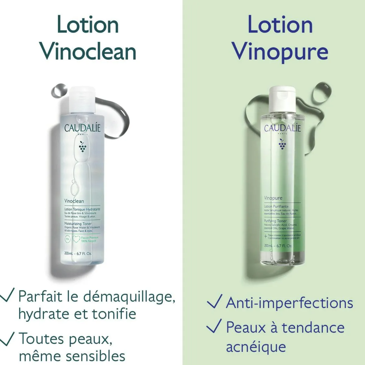 CAUDALIE Peaux À Tendance Acnéique|Eaux & Lotions^Lotion Purifiante à l'Acide Salicylique - 200mL