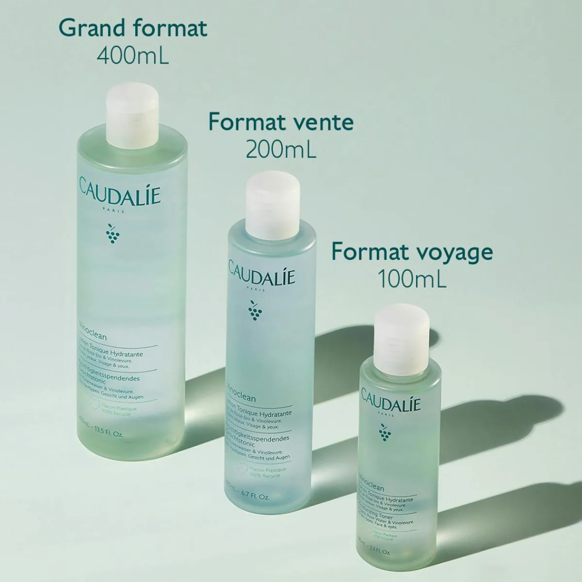 CAUDALIE Eaux & Lotions|Démaquillants & Nettoyants^Lotion Tonique Hydratante à l'Eau de Rose Bio - 400ml