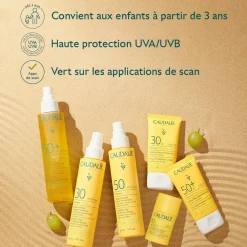 CAUDALIE Crèmes Solaires Visage & Corps|Solaires Corps^Stick Solaire Invisible Haute Protection SPF50