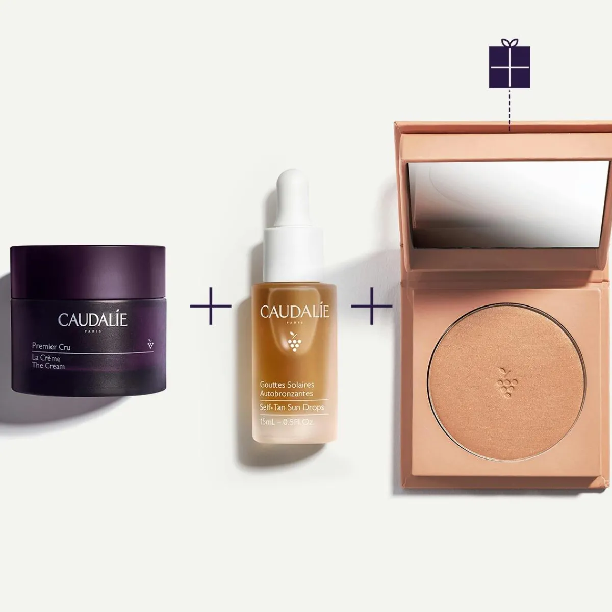 CAUDALIE Rides, Taches, Volume|Crèmes De Nuit^Trio Bonne Mine et Anti-Âge - La Crème